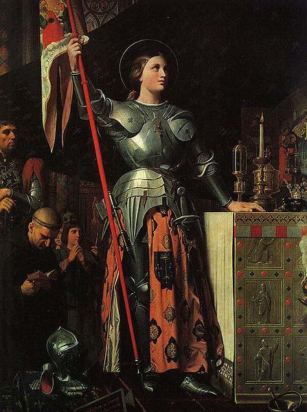 Jean Auguste Dominique Ingres Joan of Arc at the Coronation of Charles VII. France oil painting art